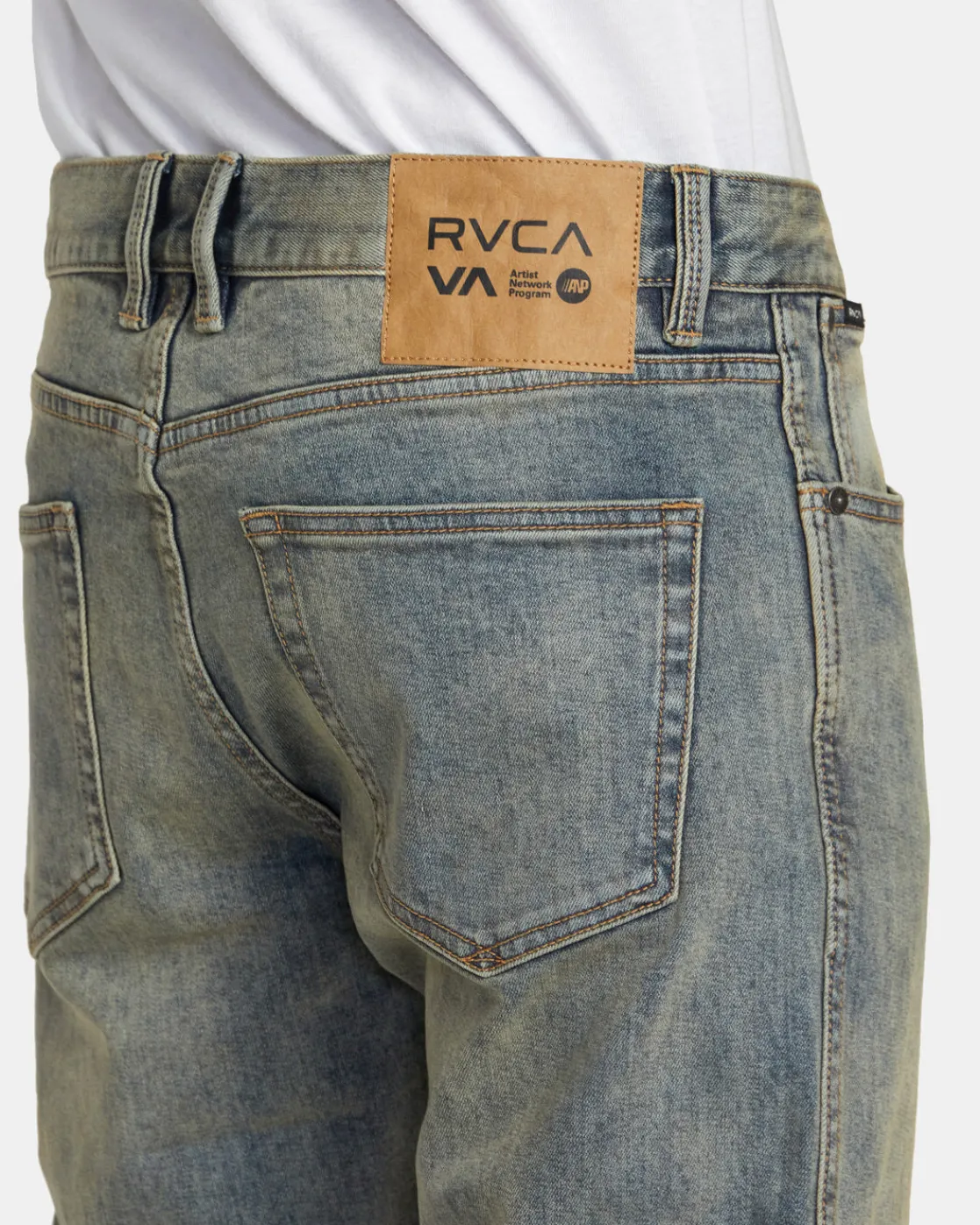 RVCA WEEKEND ANP DENIM JEANS Dark Vintage Hot