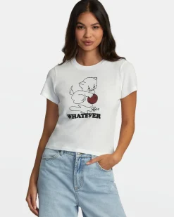 RVCA WHATEVER TEE Vintage White