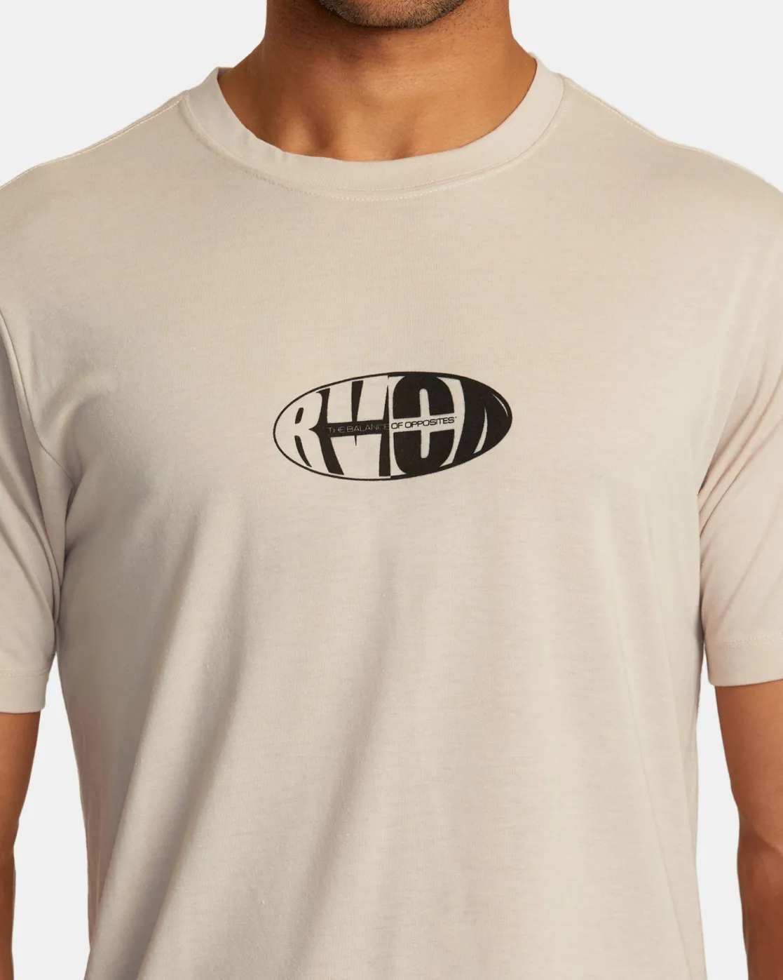 RVCA Y2 SHORT SLEEVE TEE Warm Grey Clearance