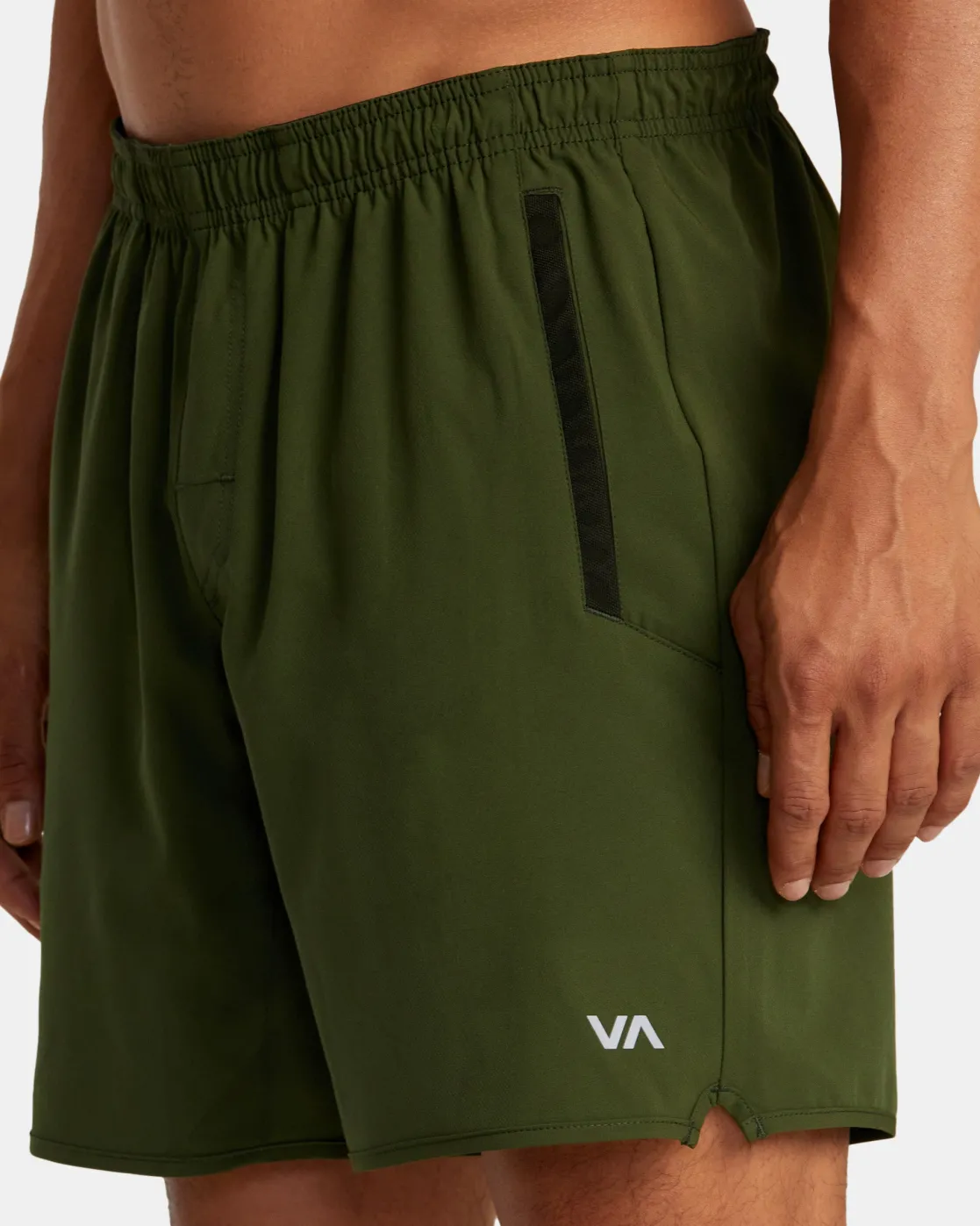 RVCA YOGGER STRETCH 17" ATHLETIC SHORTS Jungle New
